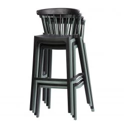 Loftscape Chaises de bar Attara (lot de 2) - Gris menthe -Commodes enfant Soldes 1000275337 210629 14365700073 DETAILS P000000001000275337