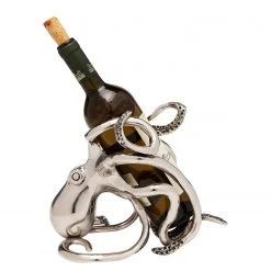 Kare Design Porte-bouteilles Octopus - Argenté - Métal -Commodes enfant Soldes 1000277595 210707 09534600467 DETAILS P000000001000277595