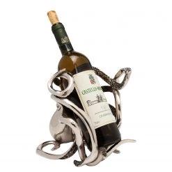 Kare Design Porte-bouteilles Octopus - Argenté - Métal -Commodes enfant Soldes 1000277595 210707 09535100472 DETAILS P000000001000277595