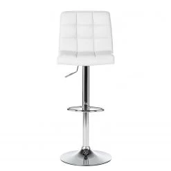 Fredriks Tabouret de bar Fitzgerald - Blanc / Chrome - Lot de 2 -Commodes enfant Soldes 1000284174 210819 16152500027 DETAILS P000000001000284174