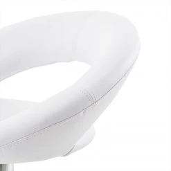 Fredriks Chaise de bar Hemingway - Blanc / Chrome - Lot de 2 -Commodes enfant Soldes 1000313547 211208 110902000159 DETAILS P000000001000313547