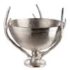 GILDE Seau à champagne Geweih - Aluminium - Argenté - 48 x 31 x 48 cm