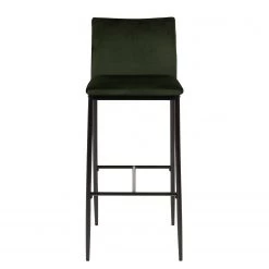 Loftscape Chaises de bar Domenica I (lot de 2) - Velours / Fer - Vert étang / Noir -Commodes enfant Soldes 1000319596 220128 1257090030 DETAILS P000000001000319596