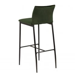 Loftscape Chaises de bar Domenica I (lot de 2) - Velours / Fer - Vert étang / Noir -Commodes enfant Soldes 1000319596 220128 1257090050 DETAILS P000000001000319596