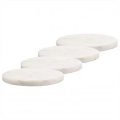 Butlers Sous-verres MARBLE (lot de 6) - Marbre blanc