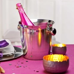 Butlers Seau à champagne CHAMPAGNE - Acier inoxydable - Argenté -Commodes enfant Soldes 1000336957 220225 020 MOOD DETAILS P000000001000336957 mood