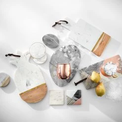 Butlers Sous-verres MARBLE III (lot de 4) - Marbre - Gris -Commodes enfant Soldes 1000336971 220225 020 MOOD DETAILS P000000001000336971 mood