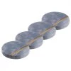 Butlers Sous-verres MARBLE IV (lot de 4) - Gris / Doré