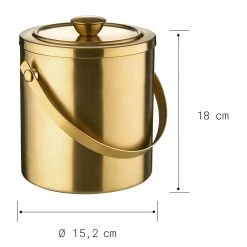 Butlers Seau à champagne ON ICE - Doré - Hauteur : 18 cm -Commodes enfant Soldes 1000336980 220225 500 SKETCH DETAILS P000000001000336980 sketch