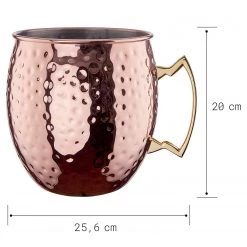 Butlers Seau à champagne MOSCOW MULE - Acier inoxydable - Or rose -Commodes enfant Soldes 1000336984 220225 500 SKETCH DETAILS P000000001000336984 sketch