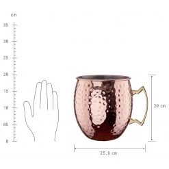 Butlers Seau à champagne MOSCOW MULE - Acier inoxydable - Or rose -Commodes enfant Soldes 1000336984 220225 501 SKETCH DETAILS P000000001000336984 sketch
