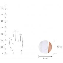 Butlers Sous-verres MARBLE KITCHEN (lot de 4) - Laiton / Marbre - Blanc -Commodes enfant Soldes 1000336996 220225 500 SKETCH DETAILS P000000001000336996 sketch