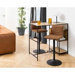 Loftscape Chaises de bar Kimmy (lot de 2) - Cognac 14 Loftscape Chaises de bar Kimmy (lot de 2) - Cognac -Commodes enfant Soldes 1000353349 220614 021 MOOD DETAILS P000000001000353349 mood