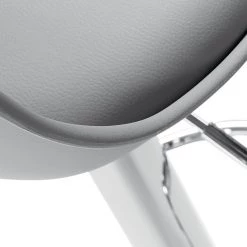 Loftscape Tabouret de bar Batya (lot 2) - Gris -Commodes enfant Soldes barhocker batya 2er set kunststoff kunstleder grau 1284158