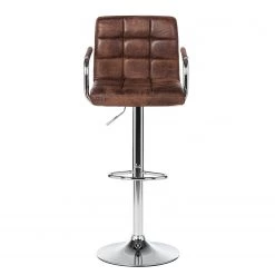 Fredriks Chaise de bar Fitzgerald - Marron vieilli / Chrome - 1 chaise 12 Fredriks Chaise de bar Fitzgerald - Marron vieilli / Chrome - 1 chaise -Commodes enfant Soldes barhocker fitzgerald ii kunstleder antikbraun chrom 4546476