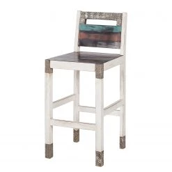 Wolf-Möbel Tabouret de bar Goa White - Multicolore