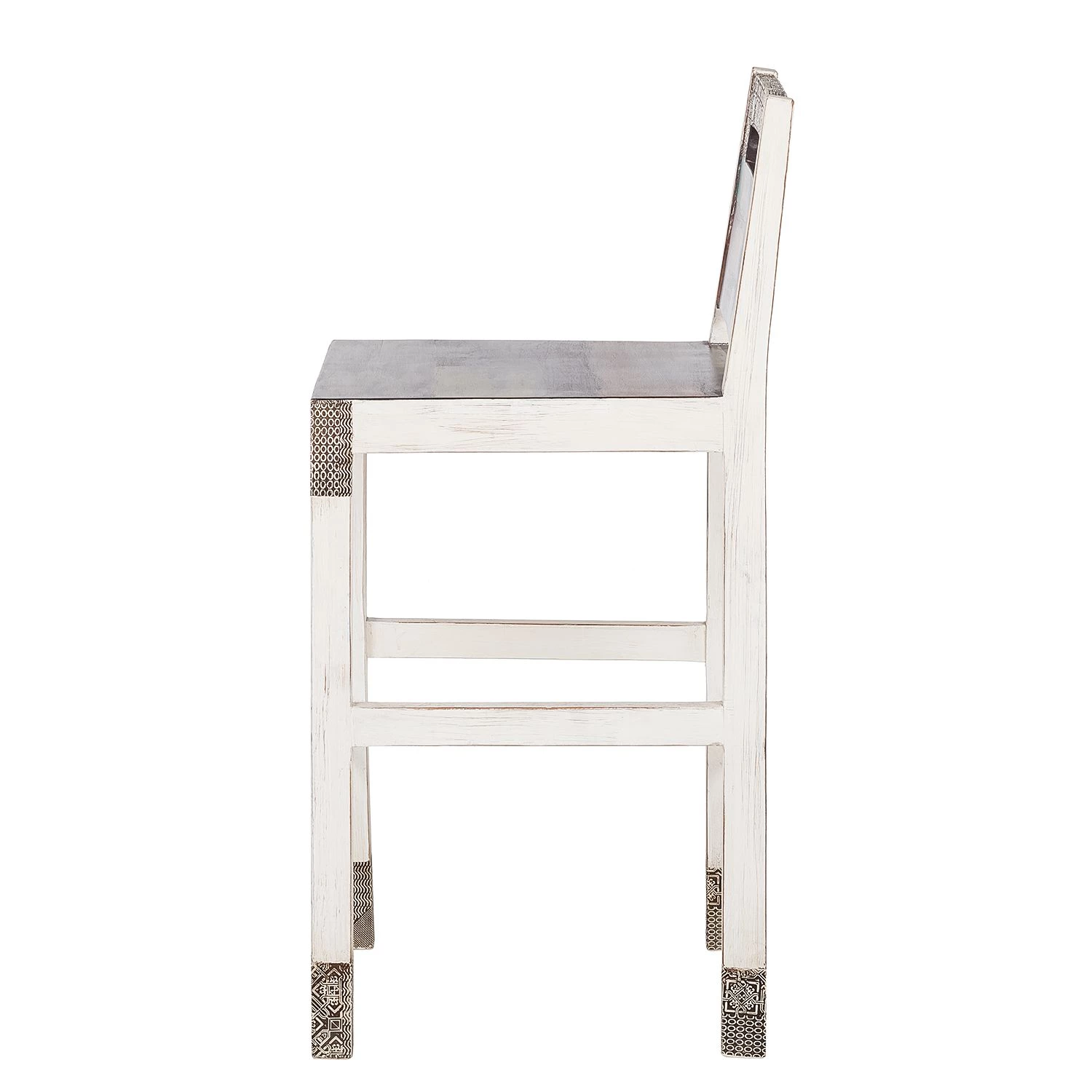 Wolf-Möbel Tabouret de bar Goa White - Multicolore 5 Wolf-Möbel Tabouret de bar Goa White - Multicolore – Image 5