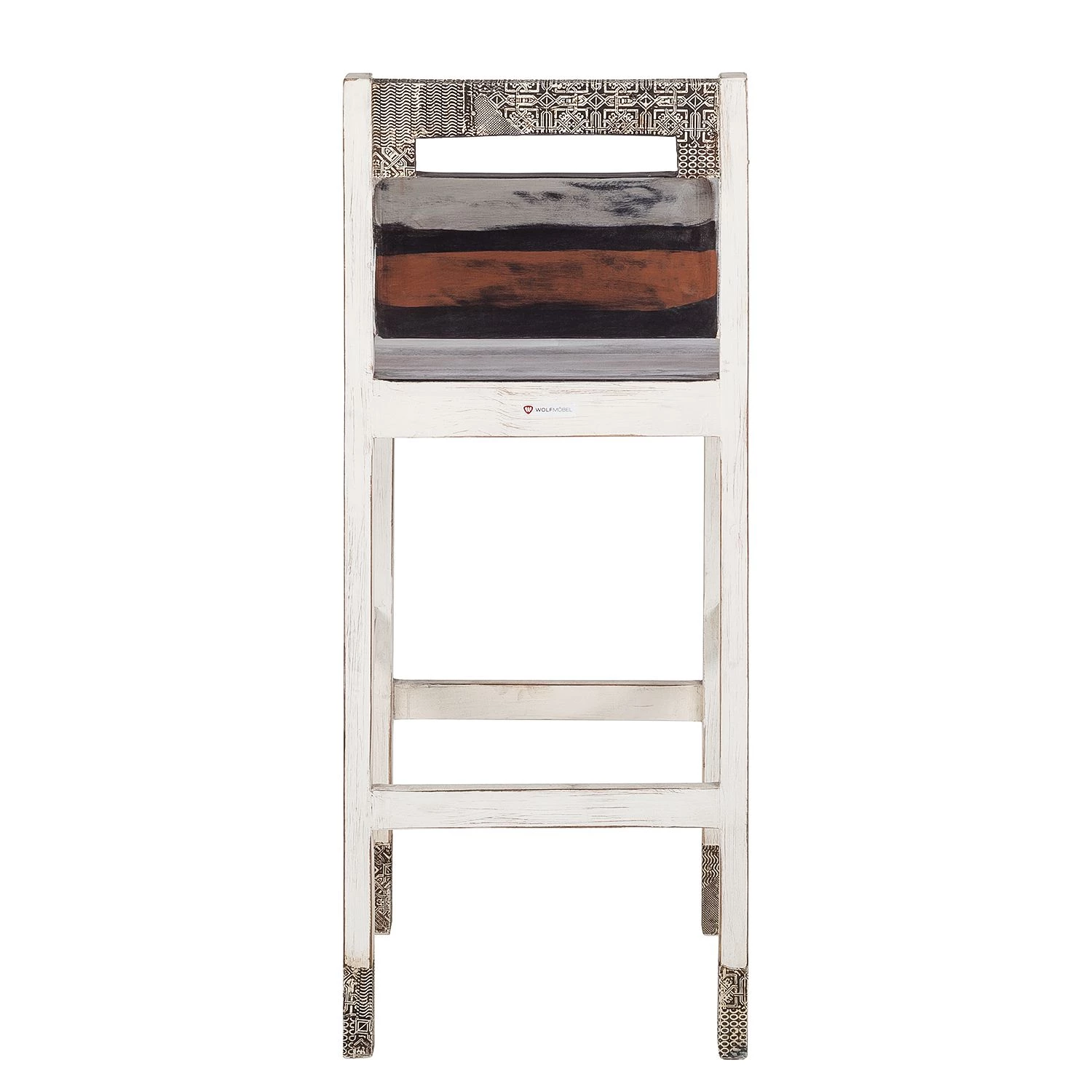 Wolf-Möbel Tabouret de bar Goa White - Multicolore 6 Wolf-Möbel Tabouret de bar Goa White - Multicolore – Image 6