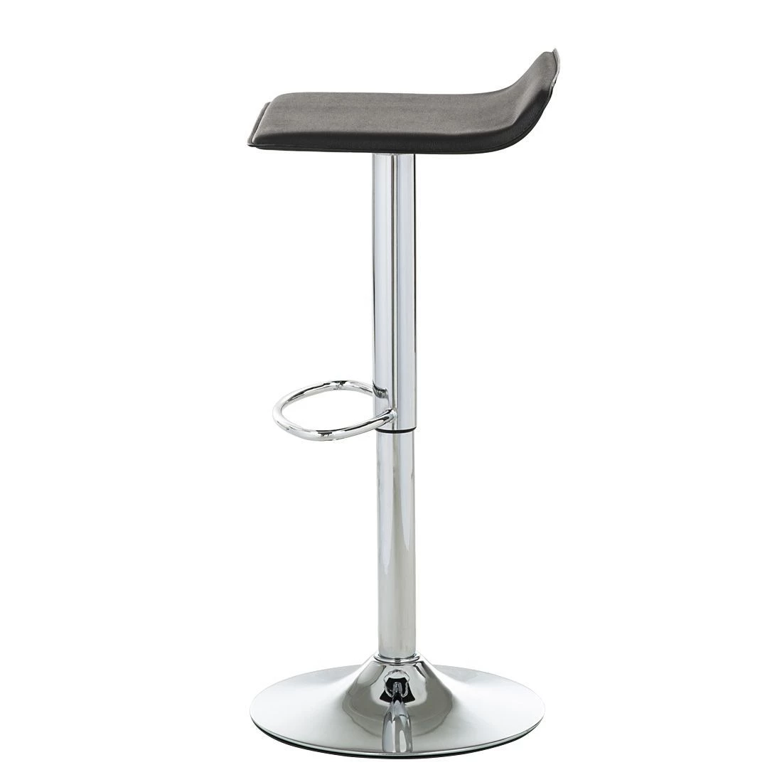 Mooved Tabourets de bar Soraia (lot de 2) - Noir / Chrome 4 Mooved Tabourets de bar Soraia (lot de 2) - Noir / Chrome – Image 4