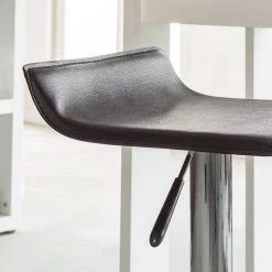 Mooved Tabourets de bar Soraia (lot de 2) - Noir / Chrome 12 Mooved Tabourets de bar Soraia (lot de 2) - Noir / Chrome -Commodes enfant Soldes barhocker soraia 2er set kunstleder schwarz chrom 4547420