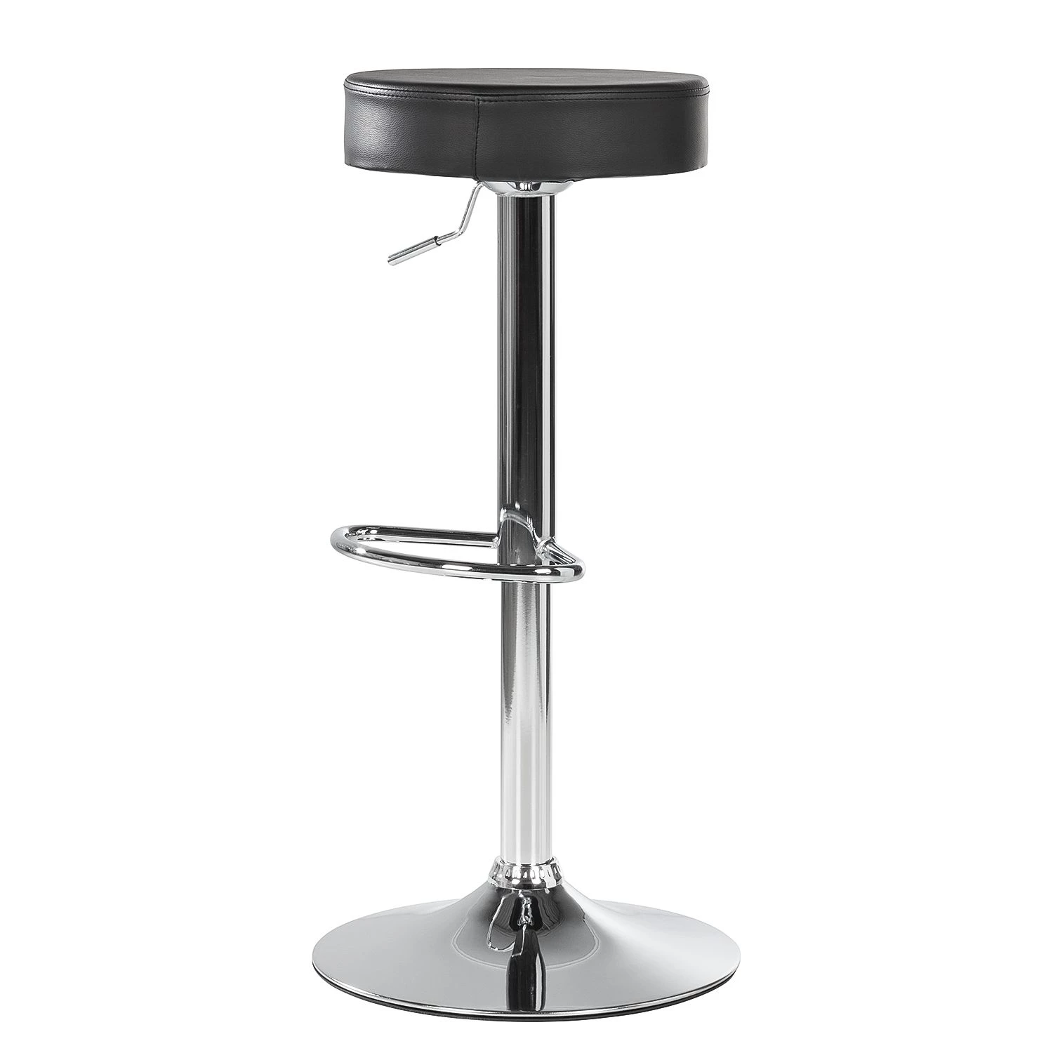 Mooved Tabouret de bar Vincent - Noir / Chrome 1 Mooved Tabouret de bar Vincent - Noir / Chrome