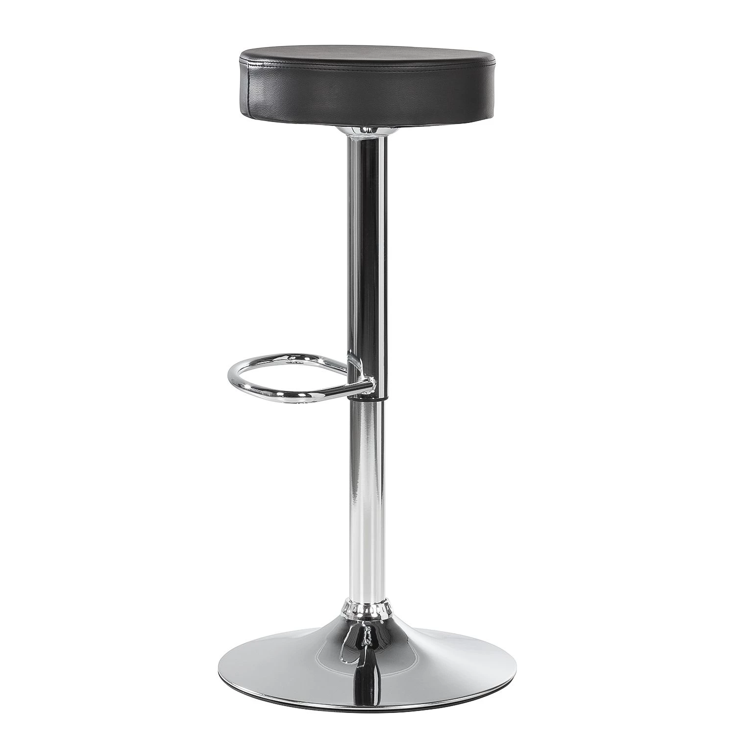 Mooved Tabouret de bar Vincent - Noir / Chrome 4 Mooved Tabouret de bar Vincent - Noir / Chrome – Image 4