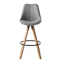 Mørteens Chaises de bar Aledas II - Granit - Lot de 2 11 Mørteens Chaises de bar Aledas II - Granit - Lot de 2 -Commodes enfant Soldes barstuhl aledas ii 2er set webstoff gummibaum massiv granit 4851284