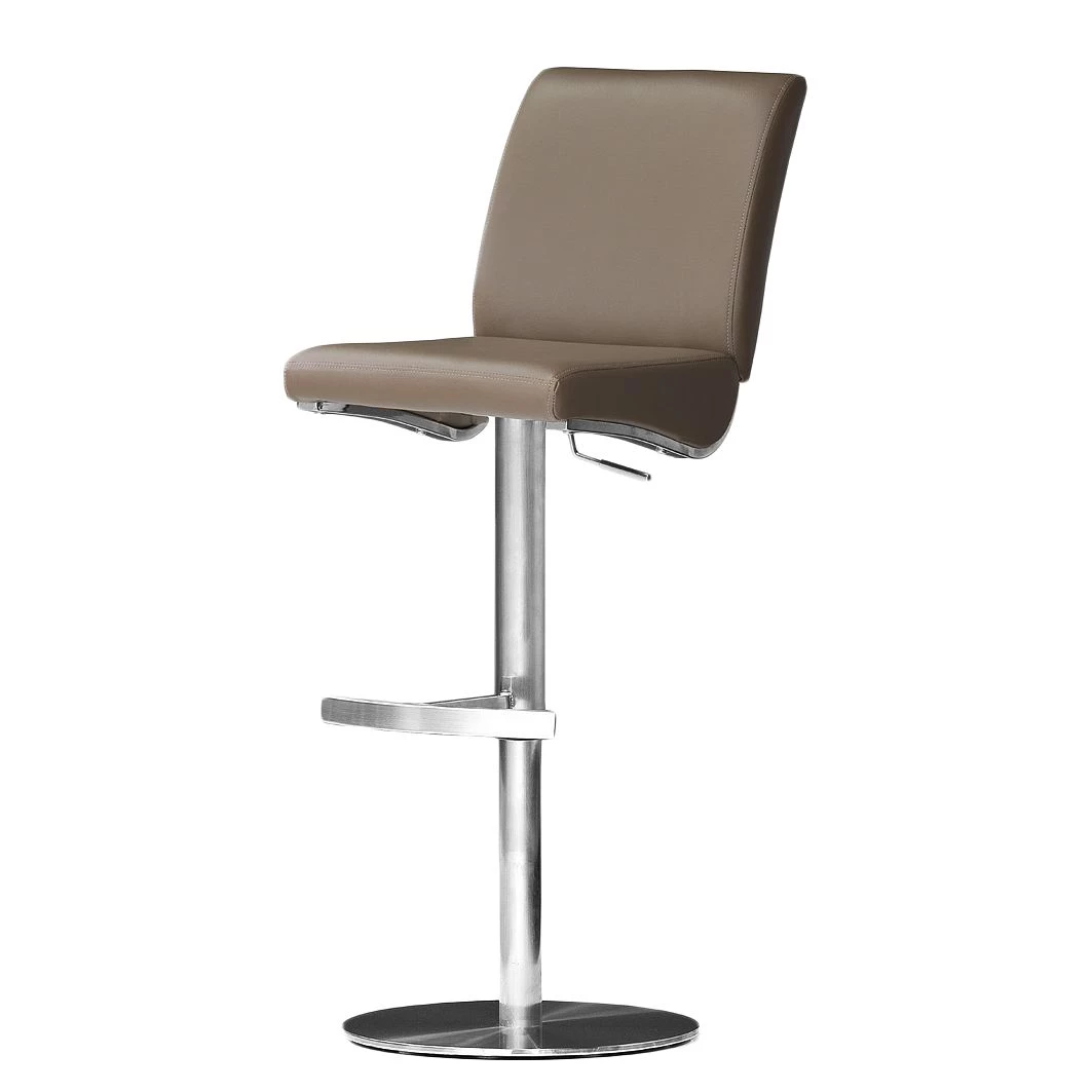 Roomscape Tabouret de bar Hoover - Cappuccino - Cylindre - Cuir véritable 1 Roomscape Tabouret de bar Hoover - Cappuccino - Cylindre - Cuir véritable