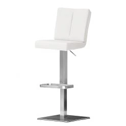 Roomscape Tabouret de bar Jeremiah - Blanc - Angulaire