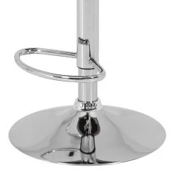 Fredriks Chaises de bar Malte (lot de 2) - Imitation cuir / Métal - Chrome - Cappuccino -Commodes enfant Soldes barstuhl malte 2er set kunstleder cappuccino 1609082