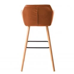 Mørteens Chaises de bar Nicholas I - Imitation cuir / Chêne massif - Marron vintage - Lot de 2 -Commodes enfant Soldes barstuhl nicholas i 2er set kunstleder eiche massiv vintage braun 4798240