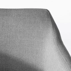 Mørteens Chaises de bar Nicholas II - Granit - Lot de 2 -Commodes enfant Soldes barstuhl nicholas ii webstoff 2er set eiche massiv granit 4783780