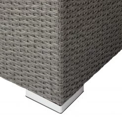 Jardi Ensemble lounge Paradise Lounge I - 4 éléments - Tissu / Polyrotin- Gris clair / Gris -Commodes enfant Soldes loungeset paradise lounge i 4 teilig webstoff polyrattan hellgrau grau 4533268