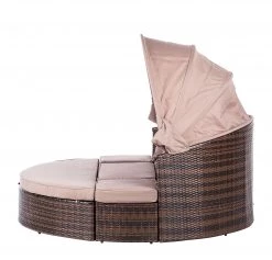 Merxx Salon de jardin modulable Riva - Polyrotin / Textile marron Taupe 14 Merxx Salon de jardin modulable Riva - Polyrotin / Textile marron Taupe -Commodes enfant Soldes relaxinsel riva polyrattan textil braun taupe 1770650