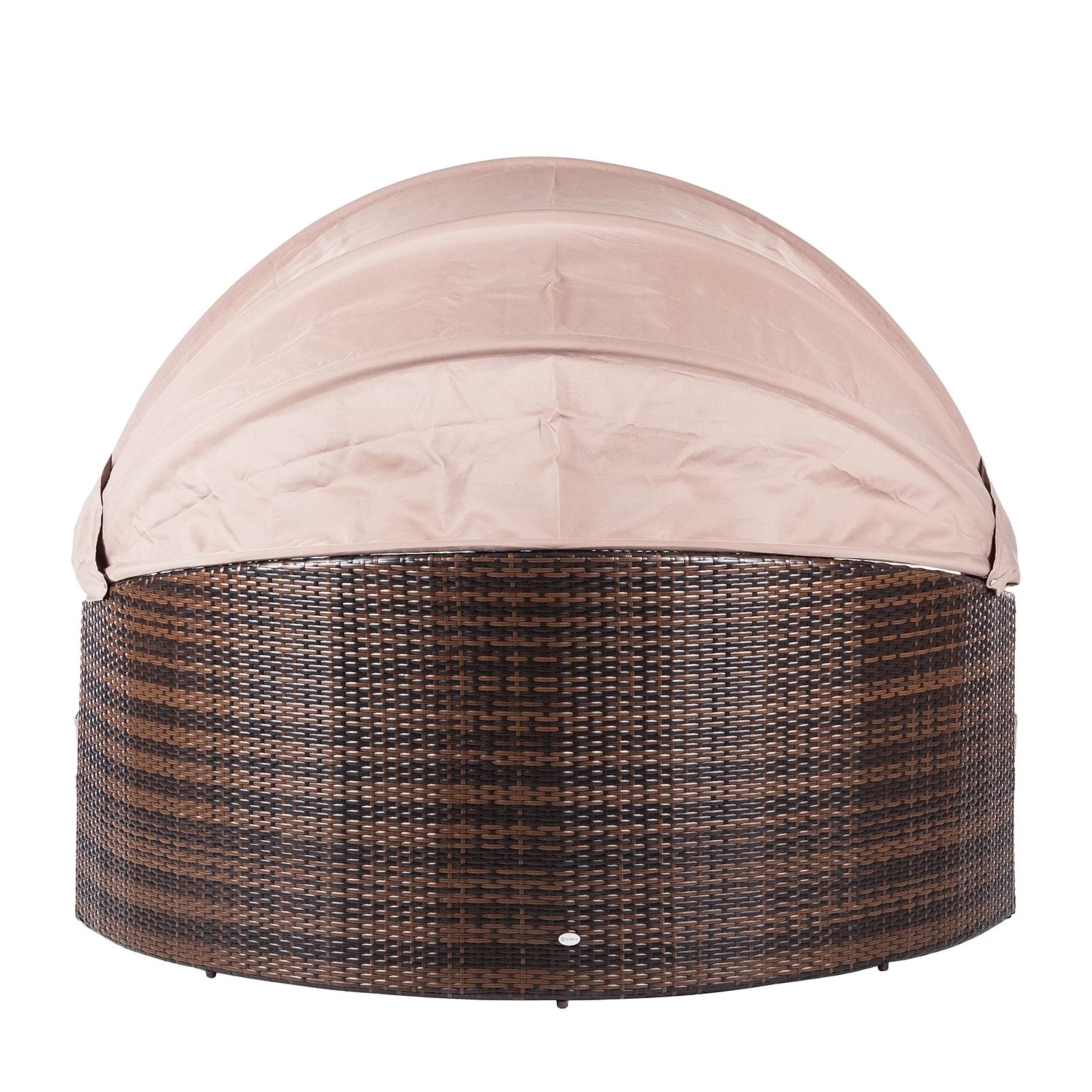 Merxx Salon de jardin modulable Riva - Polyrotin / Textile marron Taupe 5 Merxx Salon de jardin modulable Riva - Polyrotin / Textile marron Taupe – Image 5