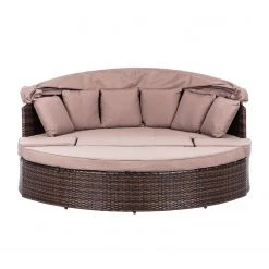 Merxx Salon de jardin modulable Riva - Polyrotin / Textile marron Taupe 16 Merxx Salon de jardin modulable Riva - Polyrotin / Textile marron Taupe -Commodes enfant Soldes relaxinsel riva polyrattan textil braun taupe 1770686