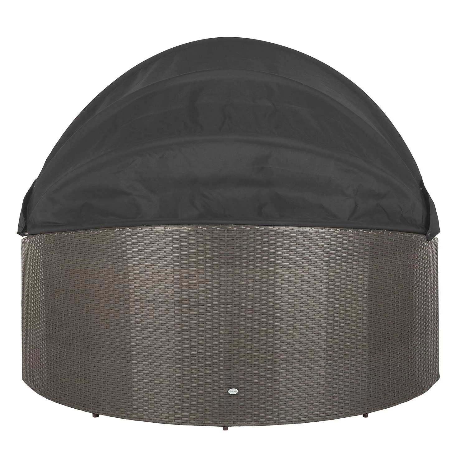 Merxx Salon de jardin modulable Riva - Polyrotin / Tissu - Gris 5 Merxx Salon de jardin modulable Riva - Polyrotin / Tissu - Gris – Image 5