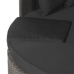 Merxx Salon de jardin modulable Riva - Polyrotin / Tissu - Gris 18 Merxx Salon de jardin modulable Riva - Polyrotin / Tissu - Gris -Commodes enfant Soldes relaxinsel riva polyrattan webstoff grau 3684661