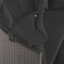 Merxx Salon de jardin modulable Riva - Polyrotin / Tissu - Gris 23 Merxx Salon de jardin modulable Riva - Polyrotin / Tissu - Gris -Commodes enfant Soldes relaxinsel riva polyrattan webstoff grau 3684681