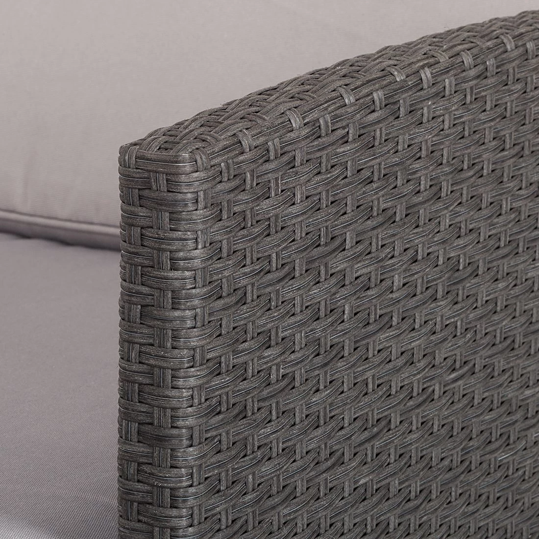 Salon de jardin Paradise Lounge - Avec repose-pieds - Polyrotin gris 10 Salon de jardin Paradise Lounge - Avec repose-pieds - Polyrotin gris – Image 10