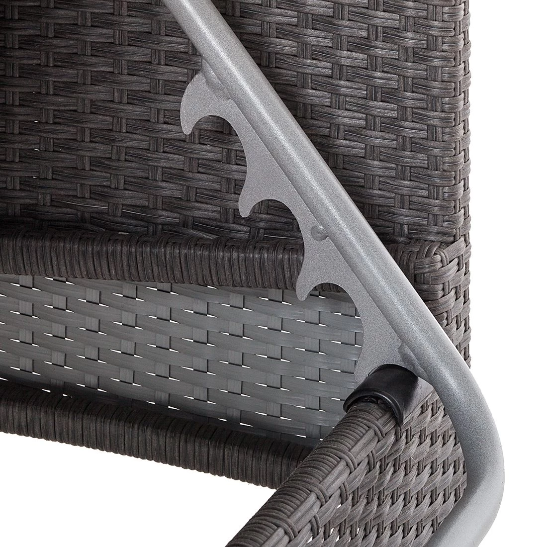 Salon de jardin Paradise Lounge - Avec repose-pieds - Polyrotin gris 9 Salon de jardin Paradise Lounge - Avec repose-pieds - Polyrotin gris – Image 9