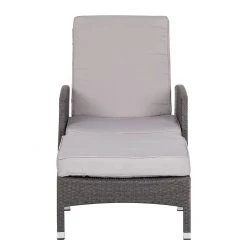 Salon de jardin Paradise Lounge - Avec repose-pieds - Polyrotin gris 28 Salon de jardin Paradise Lounge - Avec repose-pieds - Polyrotin gris -Commodes enfant Soldes sessel set paradise lounge mit hocker polyrattan grau 347311