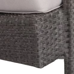 Salon de jardin Paradise Lounge - Avec repose-pieds - Polyrotin gris 26 Salon de jardin Paradise Lounge - Avec repose-pieds - Polyrotin gris -Commodes enfant Soldes sessel set paradise lounge mit hocker polyrattan grau 347316