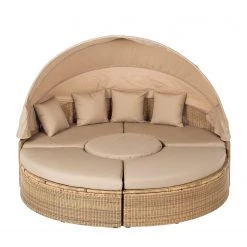 Ensemble de jardin Calla Millor - modulable - Polyrotin Taupe -Commodes enfant Soldes sonneninsel calla millor polyrattan taupe 1935322