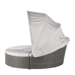 Fredriks Salon de jardin Premium Paradise Lounge - modulable - Polyrotin - Cadre en aluminium - Gris / Gris clair -Commodes enfant Soldes sonneninsel paradise lounge polyrattan grau grau 1543290