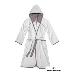 Tom Tailor Peignoir - Blanc 6 Tom Tailor Peignoir - Blanc -Commodes enfant Soldes tom tailor bademantel in farbe weiss 1167549